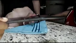 Gozada deliciosa após finish pau.